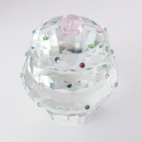 Art Collectibles Simon Designs Crystal Cupcakes Figurines Vintage 